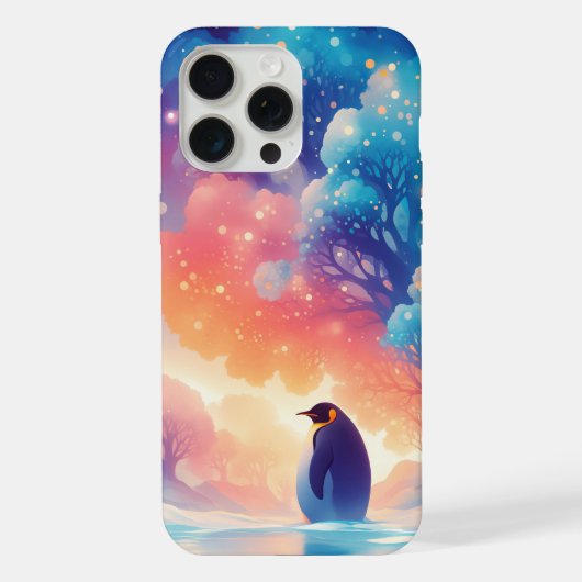 ペンギンの夢の旅 iPhoneケース (裏面)