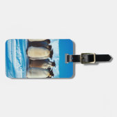 ペンギンの大股 ラゲッジタグ (正面横)