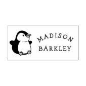 ペンギンの子どもたちの愛らしい名前 ラバースタンプ (インプリント)