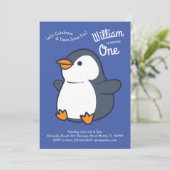 ペンギンの子供の誕生日パーティー 招待状 (スタンド正面)