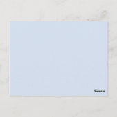 ペンギンの家族用葉書 ポストカード (裏面)