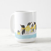 ペンギンの家族 コーヒーマグカップ (正面左)