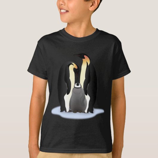 ペンギンの巣作り Tシャツ (正面)