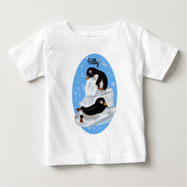 ペンギンの幼児Tシャツ ベビーTシャツ