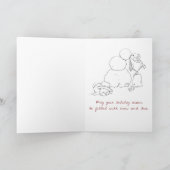 ペンギンの挨拶状 シーズンカード (内部)