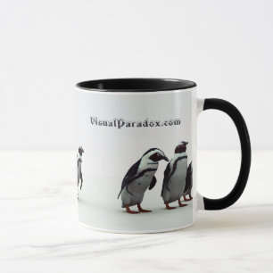 ペンギンの整列 マグカップ
