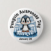 ペンギンの日 ピンバッジ (正面)