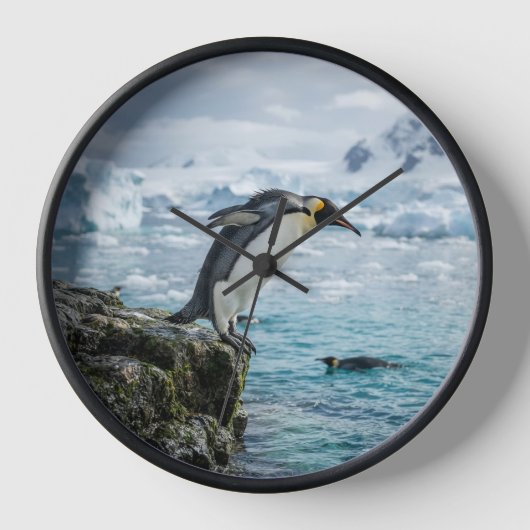 ペンギンの時計 壁時計 (正面)
