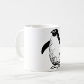 ペンギンの模様 コーヒーマグカップ (正面左)