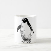 ペンギンの模様 コーヒーマグカップ (中央)