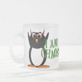 ペンギンの無秩序! 曇らされたマグ フロストグラスマグカップ (左)