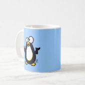 ペンギンの熟考 コーヒーマグカップ (正面左)