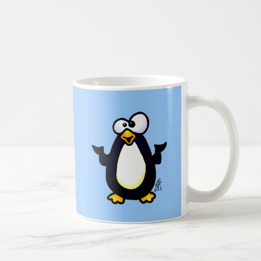ペンギンの熟考 コーヒーマグカップ (右)
