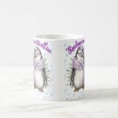 ペンギンの父と息子のマグ「優しさ+メルツ+すべて+I コーヒーマグカップ (中央)