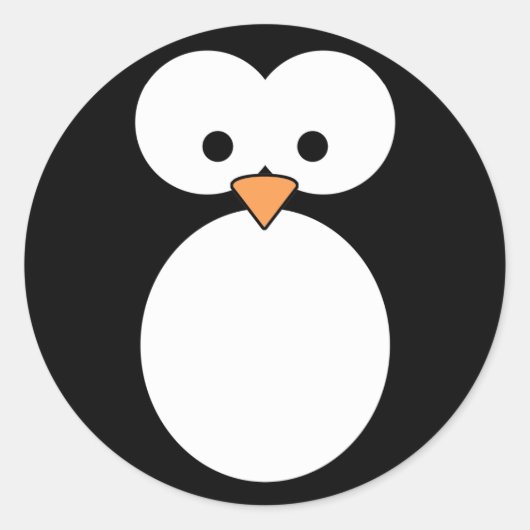 ペンギンの目 ラウンドシール (正面)