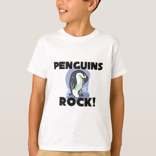 ペンギンの石 Tシャツ (正面)