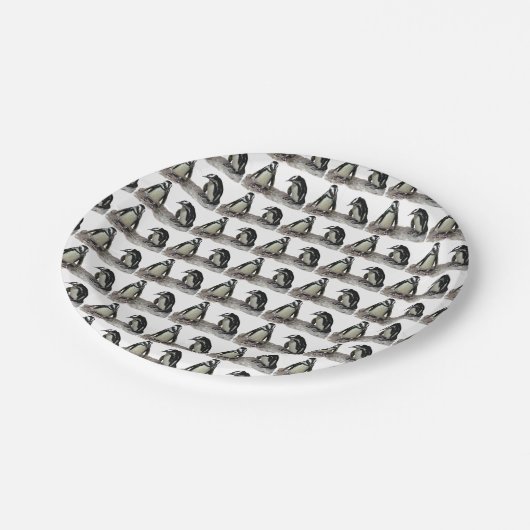ペンギンの紙皿 ペーパープレート (アングル)