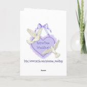 ペンギンの結婚式 - サンクスカード サンキューカード (裏面)