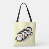 ペンギンの群 トートバッグ (裏面)