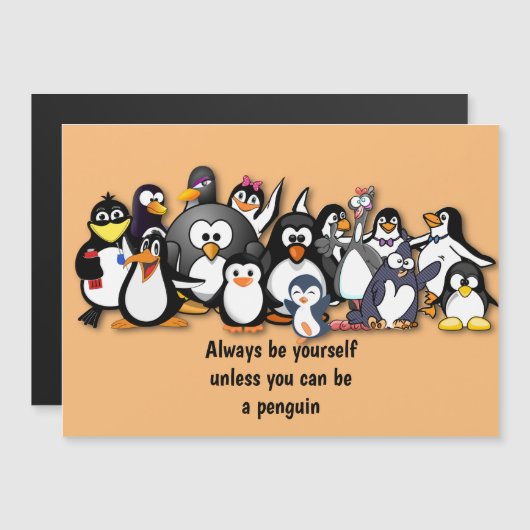 ペンギンの背景 (正面/裏面)