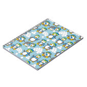 ペンギンの背景 ノートブック (左側)