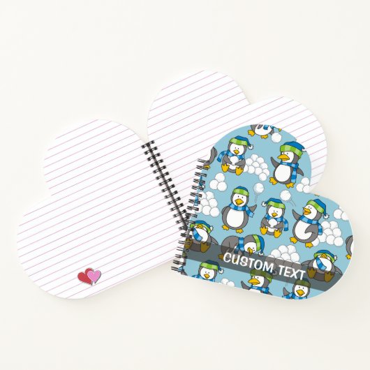 ペンギンの背景 ノートブック (内部)