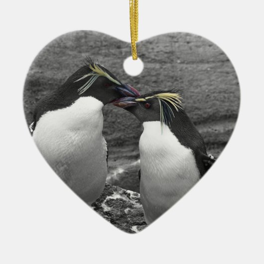 ペンギンの色あい セラミックオーナメント (正面)