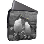 ペンギンの色あふれる瞬間 ラップトップスリーブ (正面右)