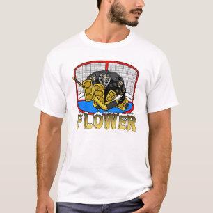 ペンギンの花のTシャツ Tシャツ