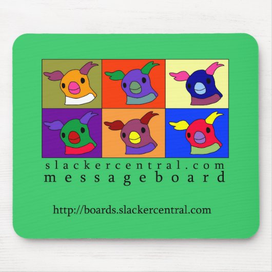 ペンギンの芸術のマウスパッド マウスパッド (正面)