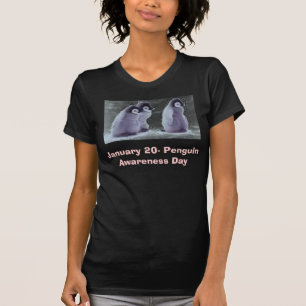 ペンギンの認識度日 Tシャツ