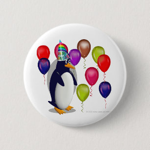 ペンギンの誕生会 缶バッジ