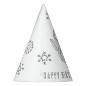 ペンギンの誕生日パーティー – Color Your Ownパーティー帽子 パーティーハット (左)