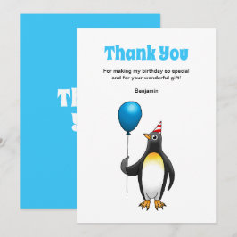 ペンギンの誕生日 サンキューカード