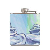 ペンギンの贈り物とアクセサリ フラスク (裏面)