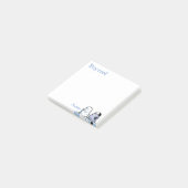 ペンギンの赤ちゃんの雪のメモ ポストイット (アングル)