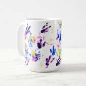 ペンギンの足跡 コーヒーマグカップ (正面左)