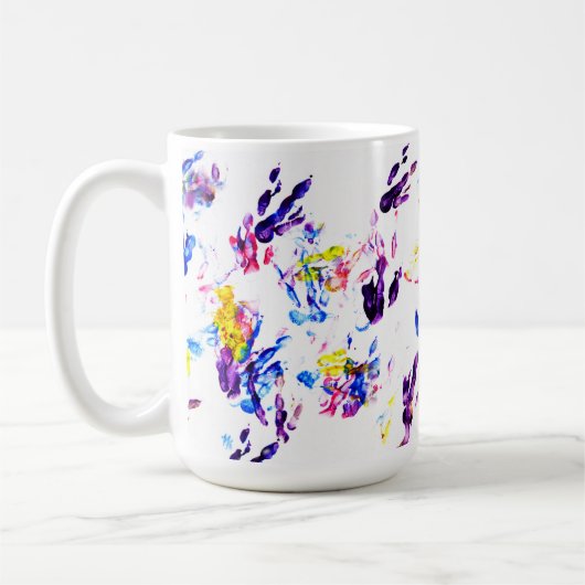 ペンギンの足跡 コーヒーマグカップ (左)