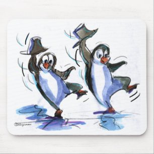 ペンギンの踊ること マウスパッド
