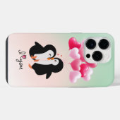 ペンギンの電話ケース iPhoneケース (裏面横)
