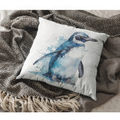 ペンギンの青い水色 クッション