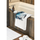 ペンギンの青い水色 ハンドタオル