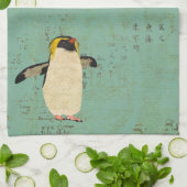 ペンギンの青い礁湖タオル キッチンタオル (折り畳み)