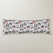 ペンギンの鳥のイラストレーションの背景 ボディピロー (裏面)