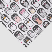 ペンギンの鳥のイラストレーションの背景 薄葉紙 (詳細)