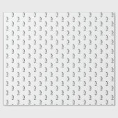 ペンギンの鳥類 ラッピングペーパー (フラット)