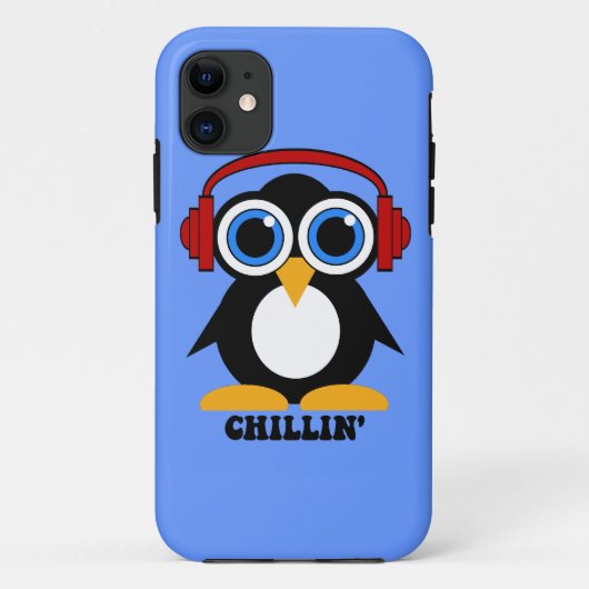 ペンギンのchillin Case-Mate iPhoneケース (裏面)
