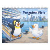 ペンギンのNYC訪問 カレンダー (カバー)