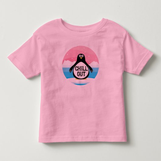 ペンギンのTシャツ トドラーTシャツ (正面)
