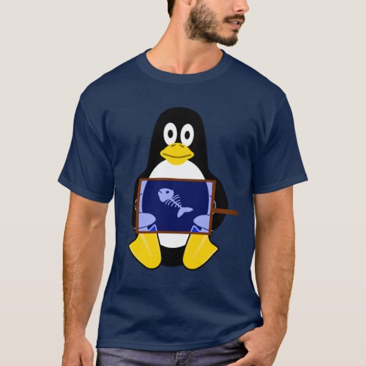 ペンギンのX線 Tシャツ (正面)